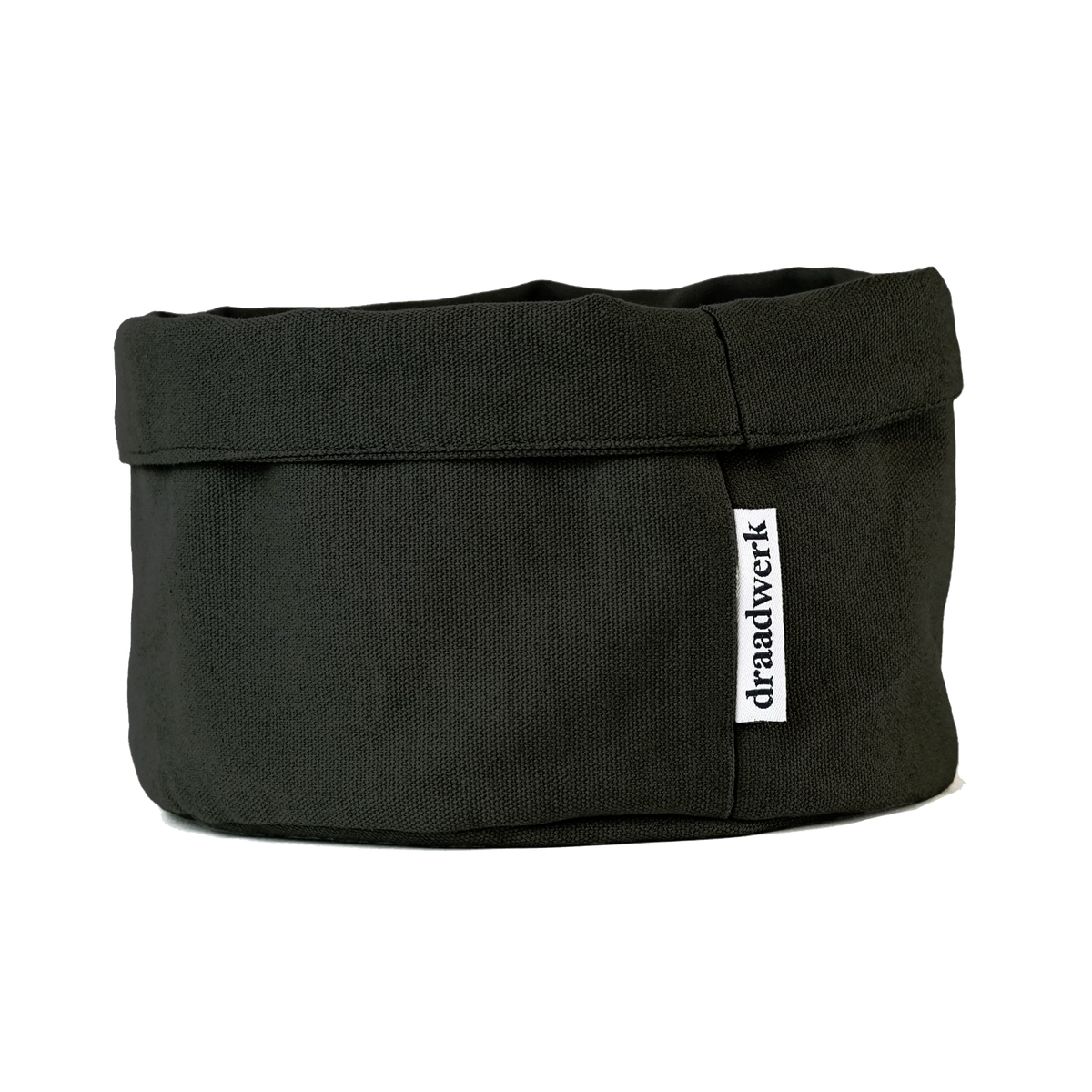 Brotkorb Stoff | Brötchenkorb | Aufbewahrungskorb Schwarz