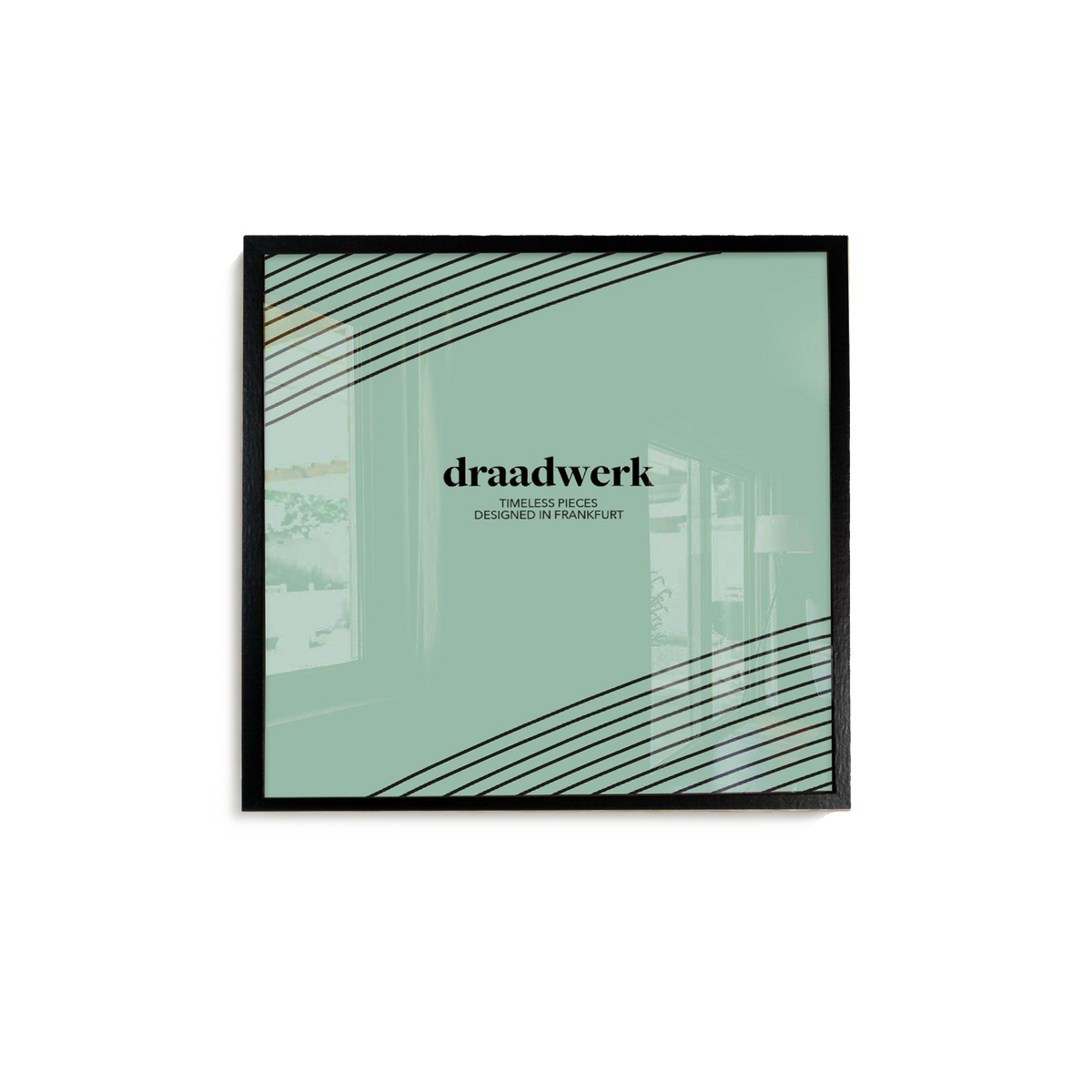 Schallplatten Rahmen Wand 3er-Set | Schallplattenrahmen aus Holz | Vinyl Rahmen Schwarz
