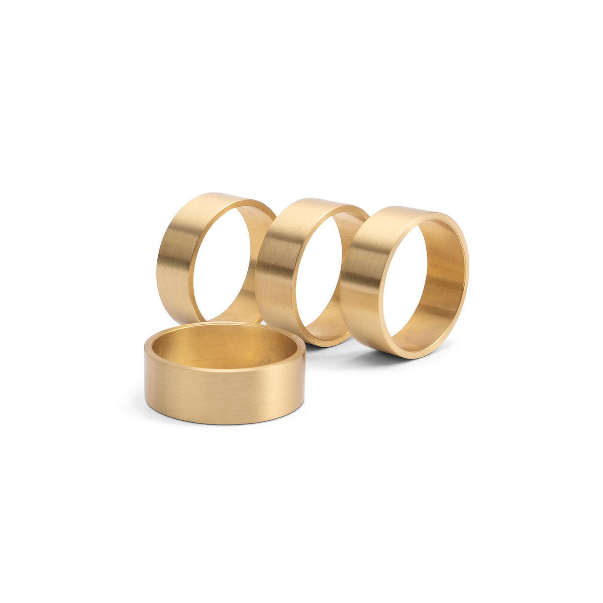 Serviettenringe 4er/8er Set | Echtes Messing